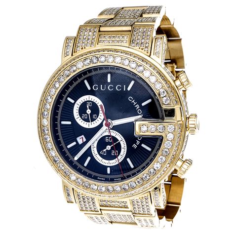 is my gucci watch real gold|Gucci gold watch for men.